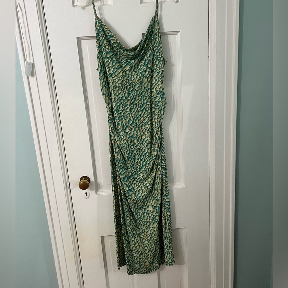 Diane Von Furstenburg Spaghetti Strap Maxi Dress